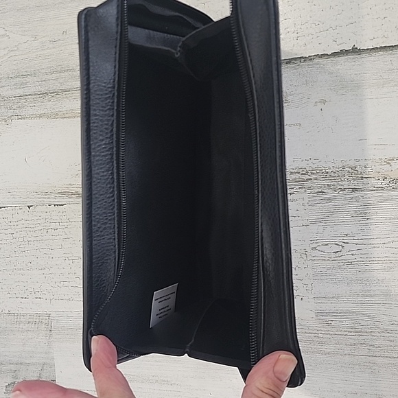 Spirit Halloween black Book of Spells zip purse clutch MISSING crossbody strap - Picture 4 of 7